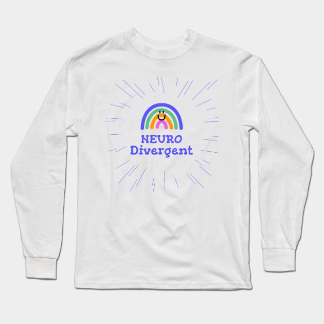 Neurodivergent Long Sleeve T-Shirt by ZB Designs